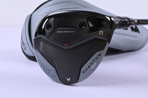 Callaway Quantum Max #3 Wood / 15 Degree / Regular Flex Denali Frost Silver 60