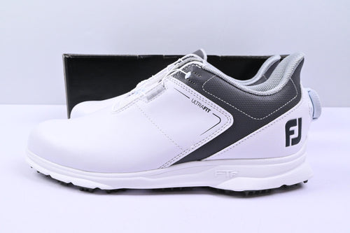 Footjoy Ultra Fit Golf Shoes / UK Size 7 / White & Grey