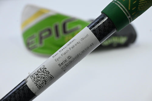 Callaway Epic Flash #3 Wood / 15 Degree / Regular Flex Tensei AV Blue 75