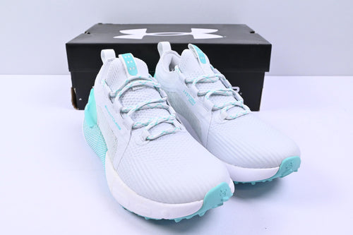 Ladies Under Armour Phantom Golf Shoes / UK Size 5.5 / Grey & Teal