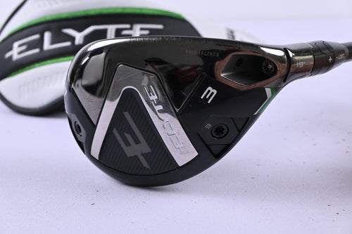 Callaway Elyte #3 Hybrid / 19 Degree / Stiff Flex Denali Charcoal 70 Shaft