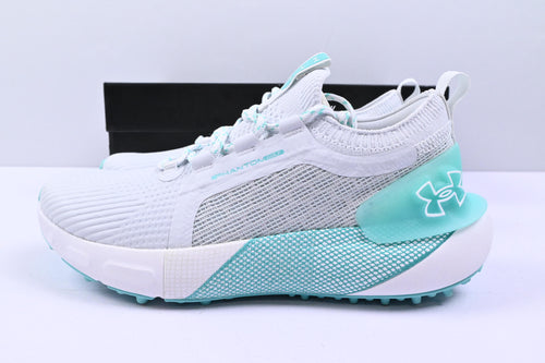 Ladies Under Armour Phantom Golf Shoes / UK Size 5.5 / Grey & Teal