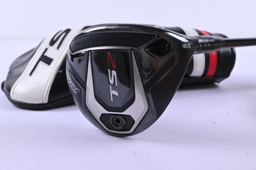 Titleist TS2 #3 Wood / 16.5 Degree / Regular Flex Kuro Kage Black TiNi 55 Shaft