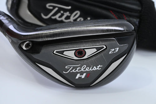 Left Hand Titleist 915H #4 Hybrid / 23 Degree / Regular Flex HZRDUS Smoke Black