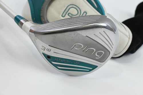 Left Hand Ping Rhapsody 2015 #3 Wood / 18 Degree / Ladies Flex Ping ULT 220
