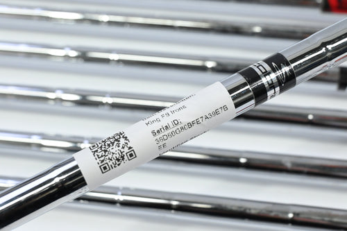 Cobra King F9 Irons / 4-PW+GW+SW / Regular Flex Cobra Shafts
