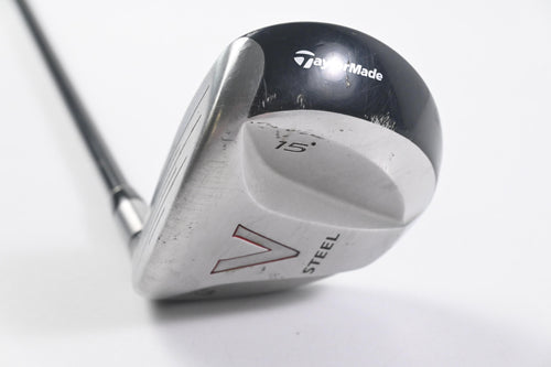 Left Hand Taylormade V-Steel #3 Wood / 15 Degree / Regular Flex M.A.S.2 Shaft