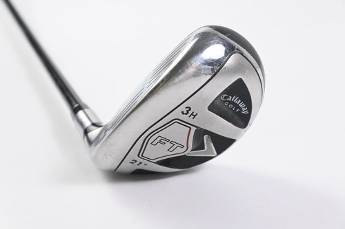 Left Hand Callaway FT #3 Hybrid / 21 Degree / Stiff Flex Fujikura Fit-On Shaft