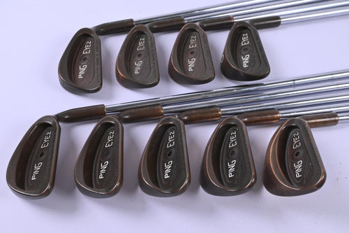 Ping Eye 2 BeCu Irons / 3-PW+SW / Black Dot / Stiff Flex Ping JZ Shafts