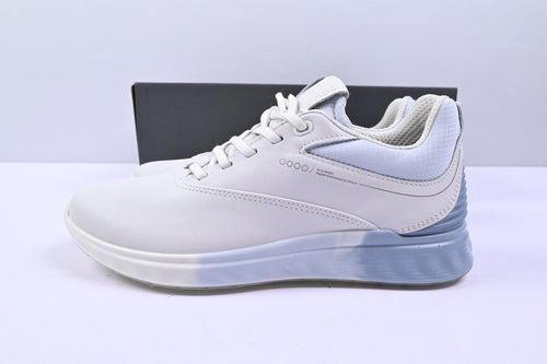 Ladies Ecco S-Three Golf Shoes / UK Size 4.5 / White & Light Blue
