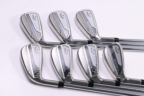 Left Hand Callaway Paradym Ai Smoke Irons / 5-PW+SW / Regular Flex Elevate MPH
