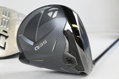 TaylorMade Qi35 Driver / 9 Degree / Stiff Flex HZRDUS Smoke Red RDX 60 Shaft
