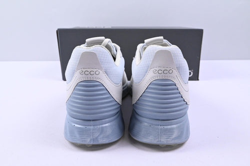 Ladies Ecco S-Three Golf Shoes / UK Size 5.5 / White & Light Blue