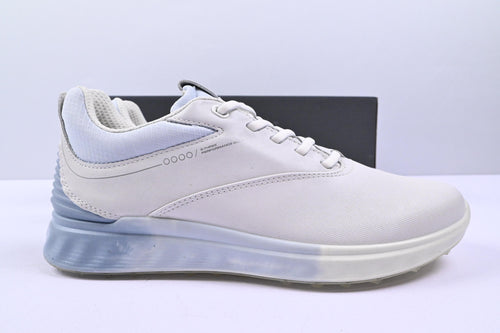 Ladies Ecco S-Three Golf Shoes / UK Size 5.5 / White & Light Blue