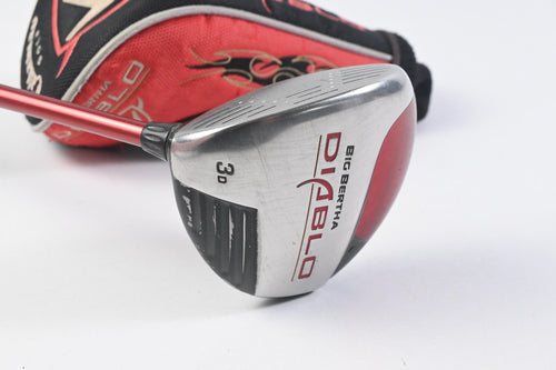 Left Hand Callaway Big Bertha Diablo #3 Wood / 15 Degree / Regular Flex Callaway