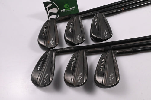 Callaway Apex Ti Fusion Irons / 5-PW / Stiff Flex Project X LZ Blackout Shafts