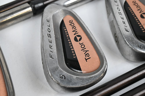 Taylormade Firesole Irons / 3-PW / Regular Flex Taylormade Bubble 80 Shafts