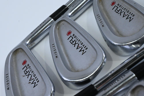 Maxfli Revolution Red Dot Irons / 3-PW+SW / Regular Flex Dynalite Gold R300