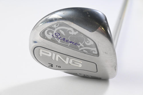 Ladies Ping Serene #3 Wood / 18 Degree / Ladies Flex Ping ULT 220 Shaft