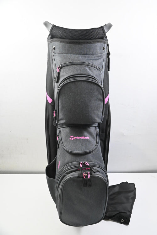 Taylormade Cart Lite Cart Bag / 14-Way Divider / Black, Pink, Grey