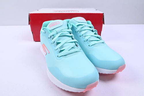 Ladies Skechers Go Golf Max 3 Golf Shoes / UK Size 5 / Teal & White