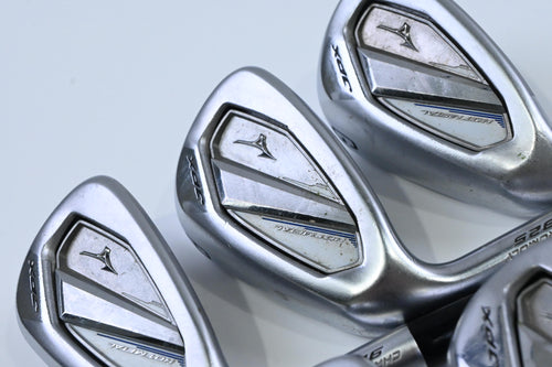 Left Hand Mizuno JPX 925 Hot Metal Irons / 5-PW+GW / Stiff Flex NS Pro Modus3