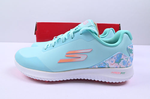 Ladies Skechers Go Golf Max 3 Golf Shoes / UK Size 5 / Teal & White