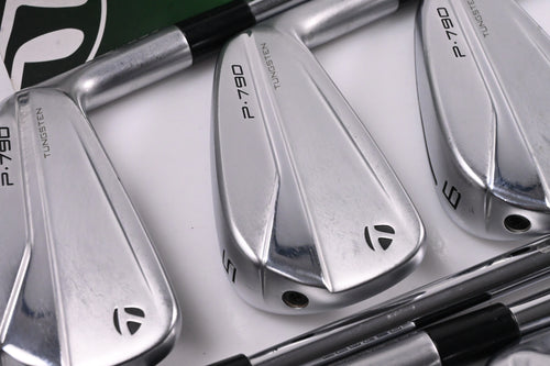 Taylormade P790 2021 Irons / 4-PW / Stiff Flex N.S.PRO Modus 3 Tour 120 Shafts