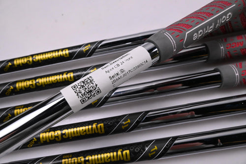 Callaway Apex CB 24 Irons / 4-PW / Stiff Flex Dynamic Gold Mid 115 S300 Shafts