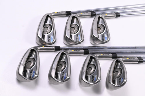 Ping G Series Irons / 5-PW+SW / Yellow Dot / Stiff Flex Ping AWT 2.0 Shafts