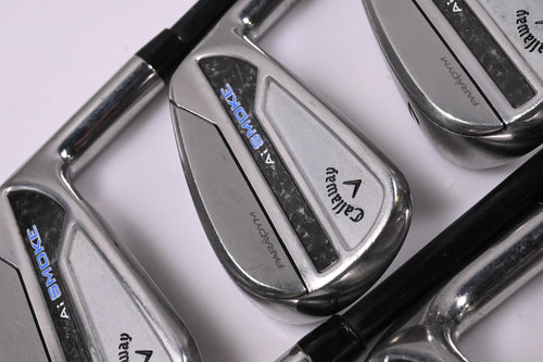 Callaway Paradym Ai Smoke Irons / 5-PW+GW+SW / Regular Flex Cypher 2.0 60 Shafts