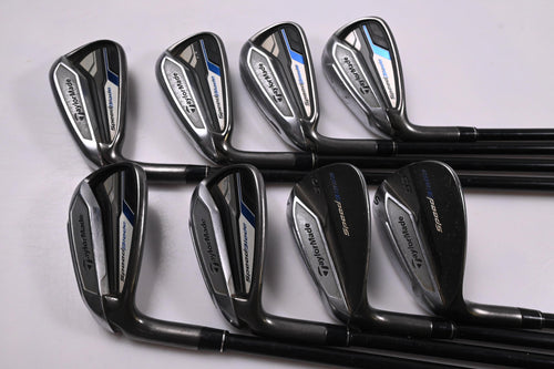 Left Hand Taylormade Speedblade Irons / 5-PW+GW+SW / Regular Flex Velox T 65