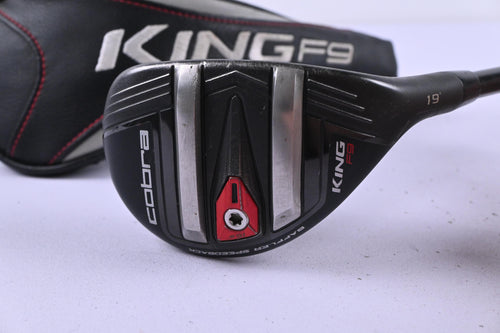 Cobra King F9 #3 Hybrid / 19 Degree / Stiff Flex Fujikura Atmos Silver 7 Shaft
