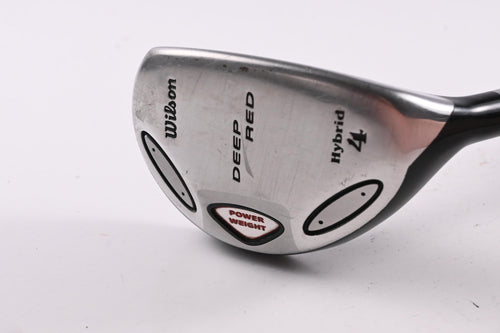 Wilson Deep Red #4 Hybrid / 22 Degree / Regular Flex Fujikura Shaft