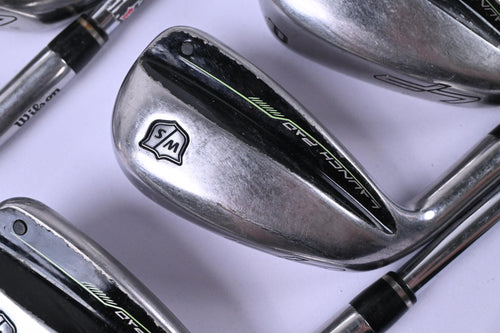 Left Hand Wilson Launch Pad 2022 Irons / 5-PW / Regular Flex KBS MAX Ultralite