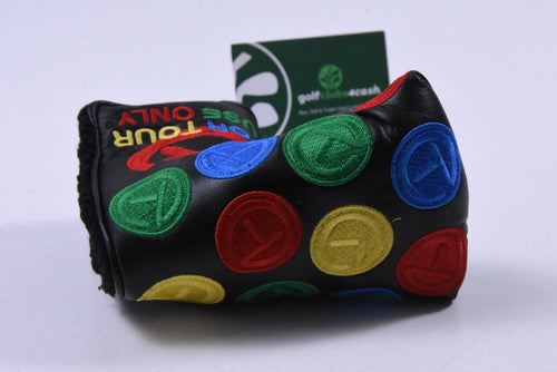 Scotty Cameron Circle T Dancing Rainbow Putter Cover / Mid-Mallet / Black