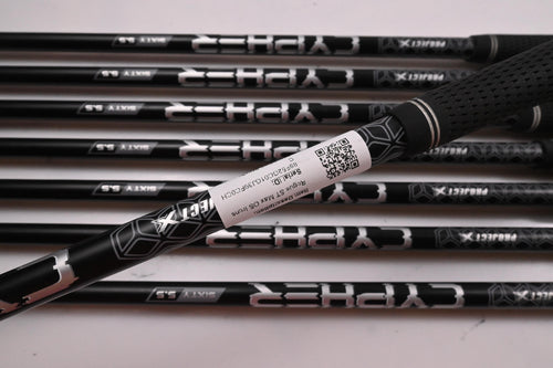Callaway Rogue ST Max OS Irons / 5-PW+GW+SW / Regular Flex Cypher 60 Shafts
