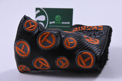 Scotty Cameron Circle T Orange Dancing Putter Cover / Mid-Mallet / Black