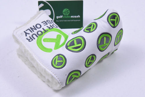 Scotty Cameron Circle T White & Lime Dancing Putter Cover / Mid-Mallet