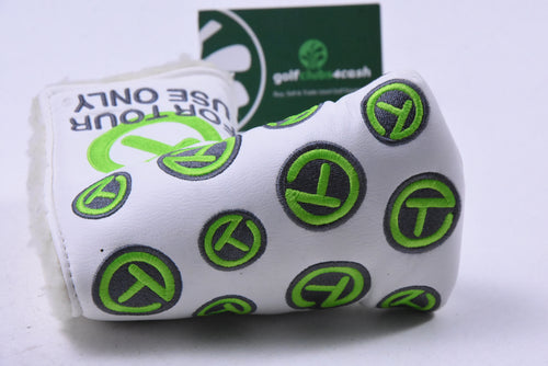 Scotty Cameron Circle T White & Lime Dancing Putter Cover / Mid-Mallet