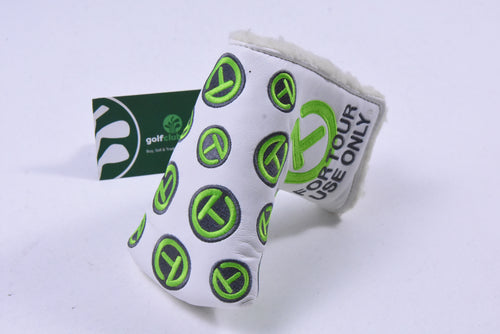 Scotty Cameron Circle T White & Lime Dancing Putter Cover / Mid-Mallet