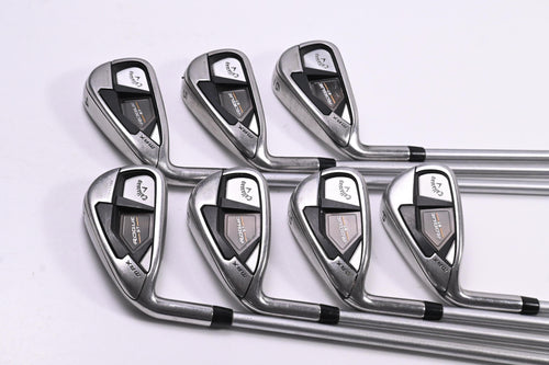 Left Hand Callaway Rogue ST Max Irons / 4-PW / Regular Flex KBS C-Taper 110 Shaft