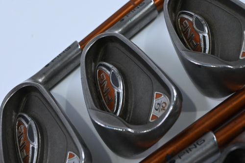 Ping G10 Irons / 6-PW+UW+SW / Black Dot / Regular Flex Ping TFC 129 Shafts