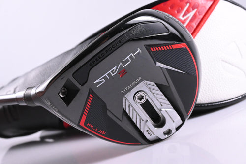 Left Hand Taylormade Stealth 2 Plus #3 Wood / 15 Degree / Stiff Flex Kai'Li Red