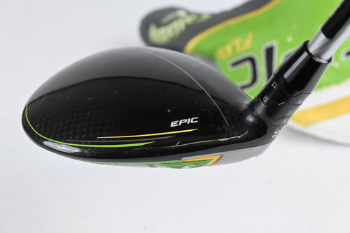 Left Hand Callaway Epic Flash #3 Wood / 15 Degree / Regular Flex EvenFlow Green