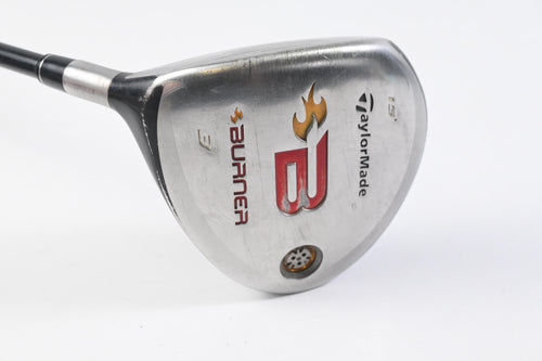 Left Hand Taylormade Burner 2008 #3 Wood / 15 Degree / Regular Flex REAX 49