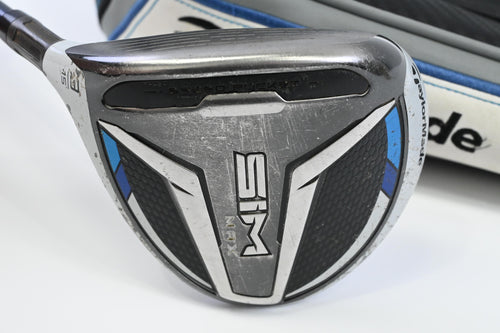 Left Hand Taylormade SIM2 Max #3 Wood / 15 Degree / Stiff Flex Ventus Blue 6