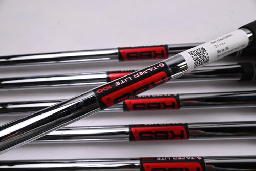 Wilson D9 Irons / 4-PW+GW / Stiff Flex KBS $-Taper Lite 100 Shafts