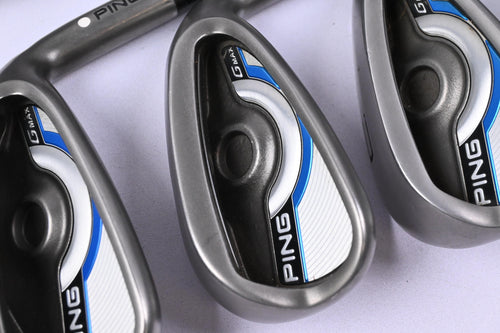 Ping GMax Irons / 5-PW+GW+SW / White Dot / Regular Flex Ping CFS 70 Shafts