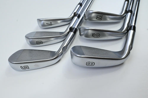 Ping i525 Irons / 5-PW / Blue Dot / Stiff Flex Ping AWT 2.0 Shafts